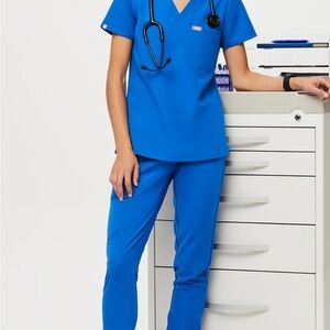 Figs Royal Blue Scrub